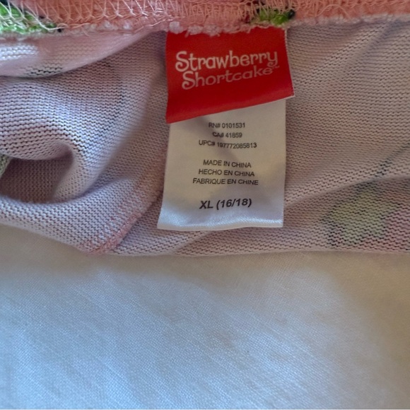 Strawberry Shortcake Pajama Pants Size 2X - Picture 5 of 5